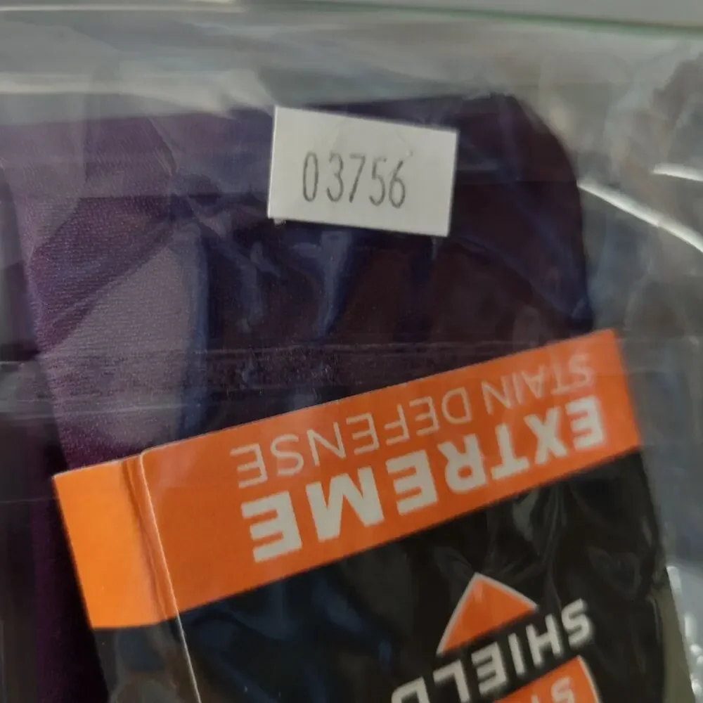 Van‎ Heusen Necktie Mens Purple Extreme Stain Shield Defense Jacquin Lines New